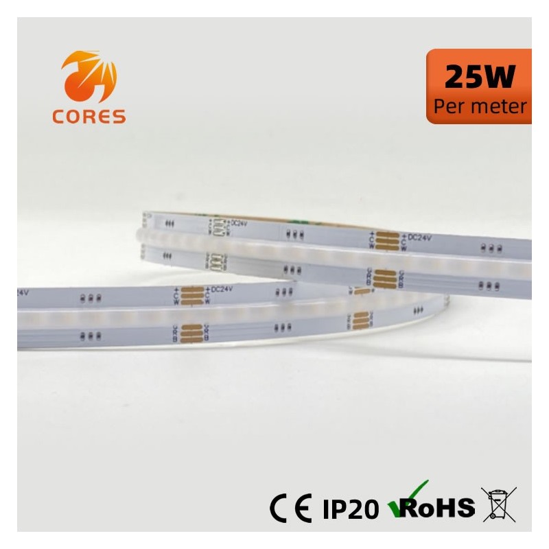 RGBCCT 840chips/m COB Strip 25W 24V