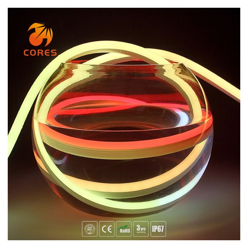 8*17mm Silicone Extrusion Neon Flex Strip SMD2835 120leds/m 10mm